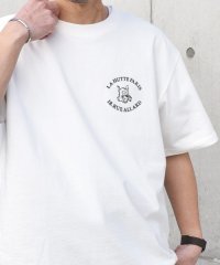 SHIPS any MEN/【SHIPS any別注】La Hutte: ワンポイント ロゴ / バックプリント Tシャツ◆/505987706