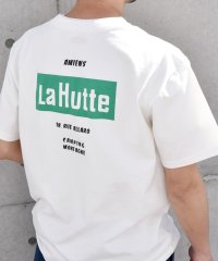 SHIPS any MEN/【SHIPS any別注】La Hutte: ワンポイント ロゴ / バックプリント Tシャツ◆/505987706