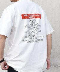 SHIPS any MEN/【SHIPS any別注】La Hutte: ワンポイント ロゴ / バックプリント Tシャツ◆/505987706