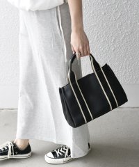 SHIPS any WOMEN/《追加予約》【WEB限定】SHIPS any: ライン テープ ハンドル トート バッグ/505987862