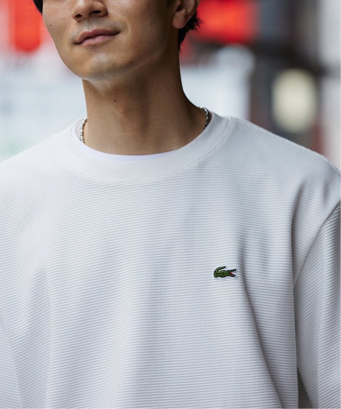セール 30%OFF】【LACOSTE / ラコステ】別注 ワッフルTシャツ