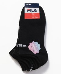 FILA socks Kids/【キッズ】ロゴアンクルソックス 3足組 ガールズ/505932917