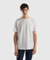 BENETTON (mens)/ブランドロゴワッペン付きクルーネック半袖Tシャツ・カットソー/505966790