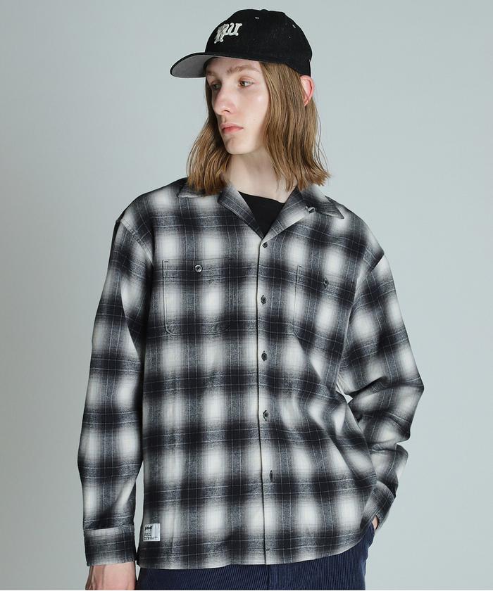OMBRE CHECK FLANNEL LS SHIRT/オンブレチェック フランネル OMBRE CHECK FLANNEL LS SHIRT/オンブレチェック フランネル