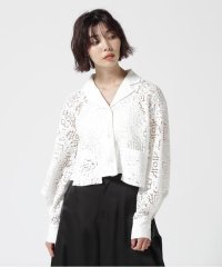 RoyalFlash/AULA AILA/GEOMETRIC LACE SHIRT/ジオメトリックレースシャツ/505985894