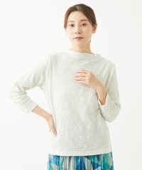 GIANNI LO GIUDICE/[洗える・日本製]MVSドットシャーリングハイネックカットソー/505988245