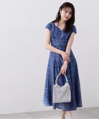 PROPORTION BODY DRESSING/シアーチェックフレンチスリーブワンピース/505988317