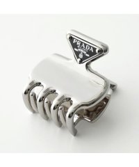 PRADA/プラダ PRADA PRADA ヘアクリップ 1IF087 2BA6 メタル 三角ロゴ/505988577
