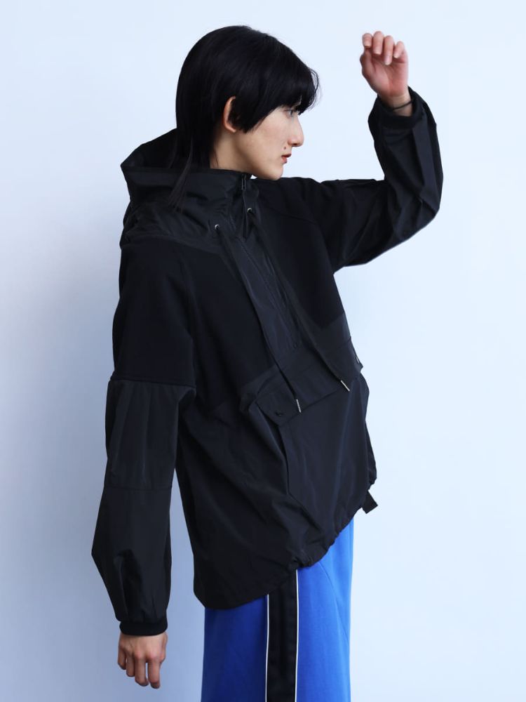 セール】ラシュッド LASUD 異素材アノラックパーカー(505940272 セール】ラシュッド LASUD 異素材アノラックパーカー(505940272