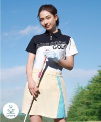 Samantha GOLF/★バイヤススポーティーハーフジップポロ/505988824