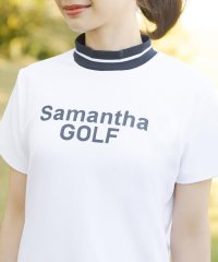 Samantha GOLF/★ベアスムース半袖モックネック/505988826