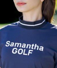 Samantha GOLF/ベアスムース半袖モックネック/505988826