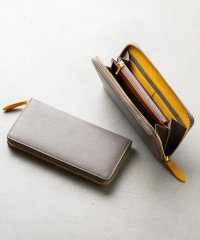 MURA/MURA ソフトシュリンクレザー バイカラー ラウンドファスナー 長財布/505789589