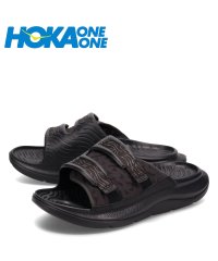 HOKA ONE ONE/ ホカオネオネ HOKA ONE ONE サンダル リカバリーサンダル スライド オラ ラックス メンズ 厚底 ORA LUXE ブラック 黒 1134150/505986771