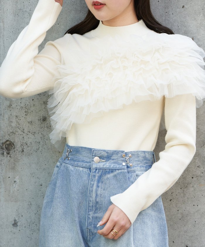 IZZAT BABA ハイネックバックボタンチェックコート spdzn390.jpg
