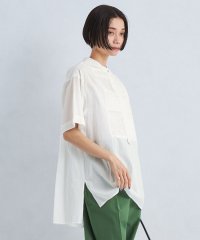 green label relaxing/［size SHORTあり］クラフト 5分袖 ブラウス/505989687