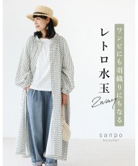 sanpo kuschel/サンポクシェル sanpo kuschel 【羽織っても使える レトロな水玉ワンピース】/505989694