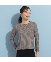 Liliane Burty ECLAT/【S・Mサイズ】ロイヤルクール　細ボーダーTシャツ/505990093