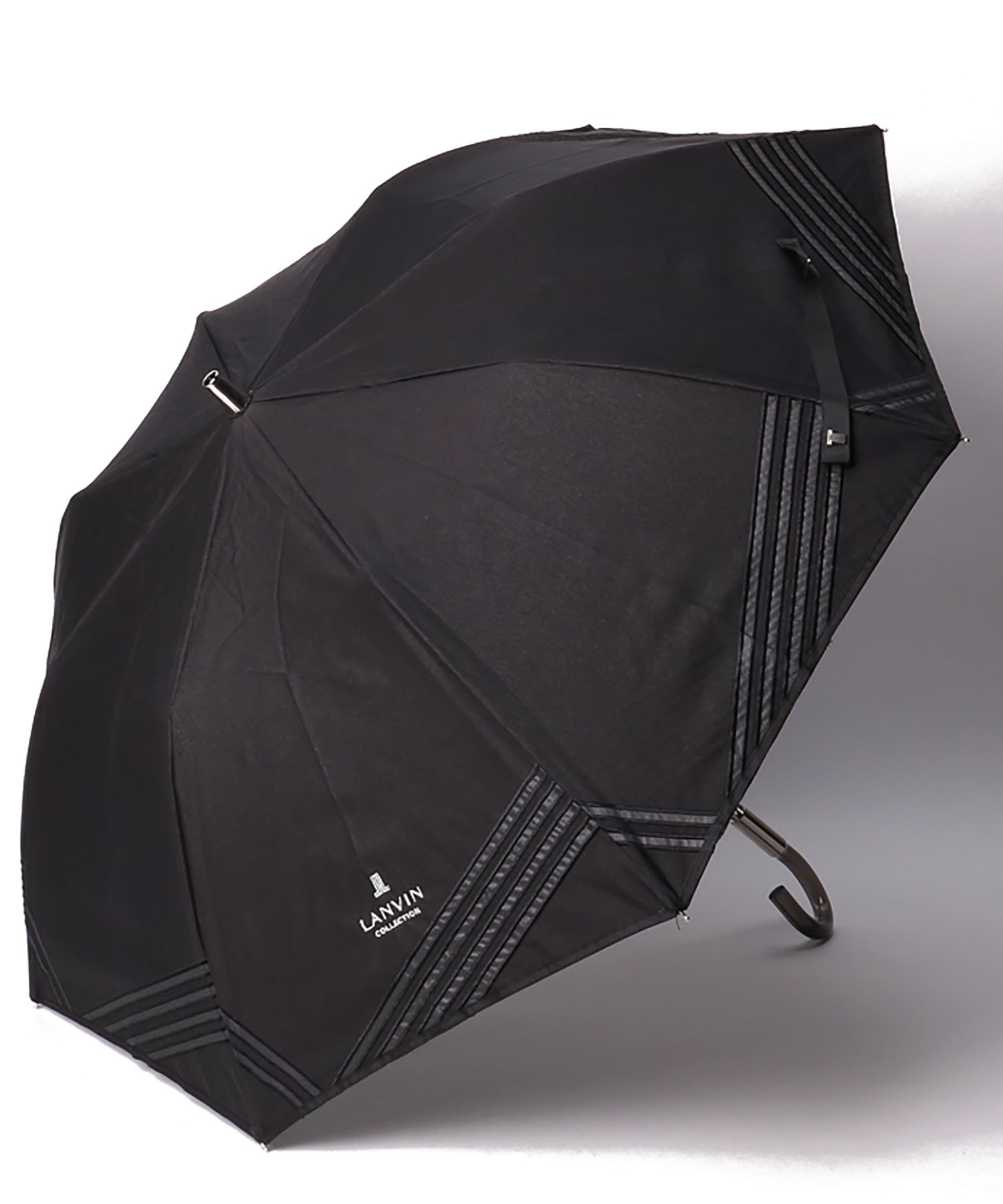 新品未使用 UN JAREIN A LA MONTAGNE 晴雨兼用折りたたみ日傘 シエスタオーガンジーカットワーク
