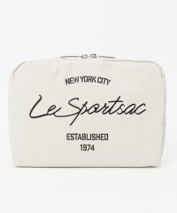 LeSportsac/EXTRA LARGE RECTANGULAR COSMETICメレンゲスクリプトコスメティック/505968207