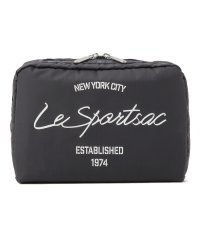 LeSportsac/EXTRA LARGE RECTANGULAR COSMETICサンダースクリプトコスメティック/505968209