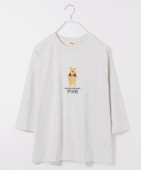 DISNEY/【DISNEY/ディズニー】天竺7分袖刺繍Ｔシャツ（ミッキーマウス/ミニーマウス/プーさん）/505969626