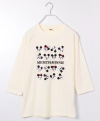 DISNEY/【DISNEY/ディズニー】プリント天竺7分袖Ｔシャツ/505969627