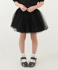 devirock/1分丈 ボリュームチュールスカッツ 子供服 キッズ ベビー 女の子 ボトムス スカート スカッツ 1分丈スカッツ /505972423