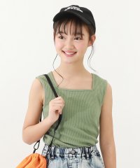 devirock/リブタンクトップ 子供服 キッズ 女の子 トップス タンクトップ キャミソール ノースリーブ /505972429