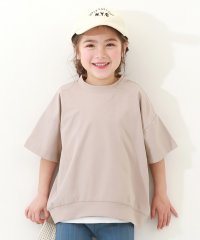 devirock/防汚 無地バルーン半袖Tシャツ 子供服 キッズ 男の子 女の子 トップス 半袖Tシャツ Tシャツ /505972437