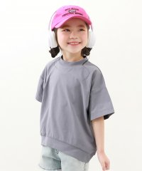 devirock/防汚 無地バルーン半袖Tシャツ 子供服 キッズ 男の子 女の子 トップス 半袖Tシャツ Tシャツ /505972437