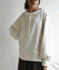 and it_/ダンボールルーズハイネックプルオーバー トップス レディース 春夏 長袖 シンプル 大人可愛い パーカー風 ゆったり 楽ちん ラフ カジュアル 体型カバー アイ/505977859