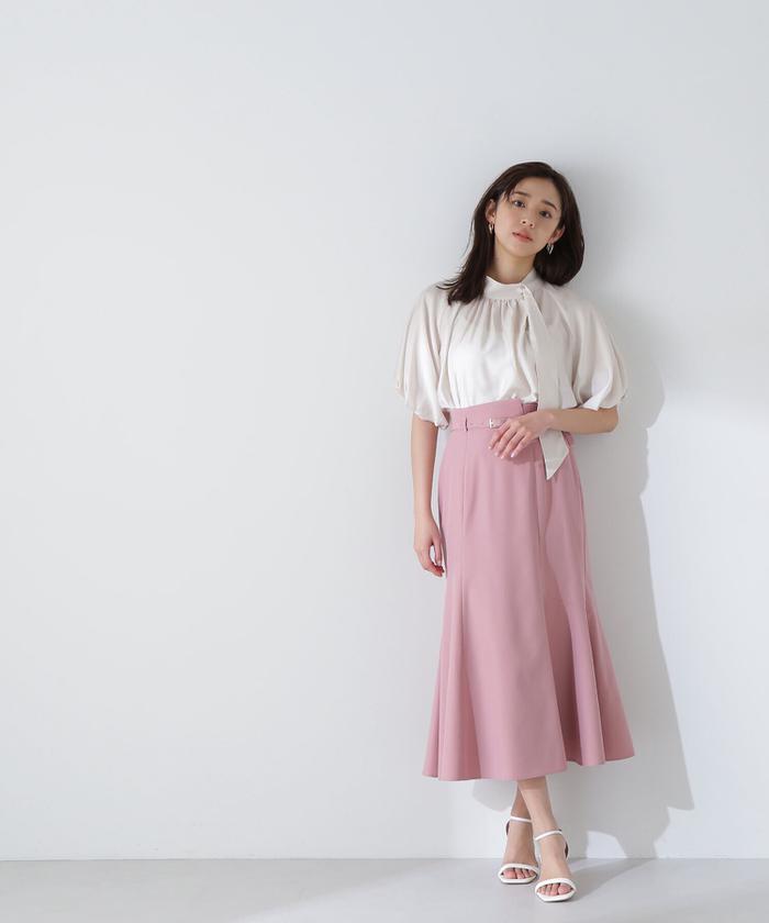 セール】ベルテッドアシメマーメイドスカート(505988314