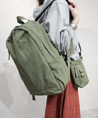 UNGRID bag/牛革付属 カラビナ付　大容量　超軽量　撥水ナイロン　多機能リュック＆ショルダーバッグ 　2点セット/505988988