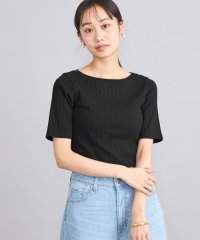 coen/【WEB限定】USAコットンワイドリブボートネックTシャツ/505990776