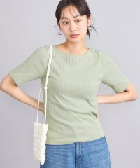 coen/【WEB限定】USAコットンワイドリブボートネックTシャツ/505990776