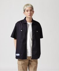 AVIREX/《WEB&DEPOT限定》S/S ZIP UP WORK SHIRT / ショートスリーブ ジップアップ ワークシャツ / AVIREX /505990961