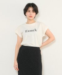 INED/《INED CLARO》プリントフレンチスリーブTシャツ/505991051