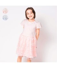 Crescent/【子供服】 crescent (クレセント) ボーダーチュール切替半袖ワンピース 80cm～140cm N42300/505991167