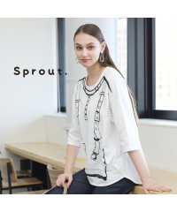 Liliane Burty/【Sprout.】トロンプルイユ　サスペンダー風Tシャツ/505991373