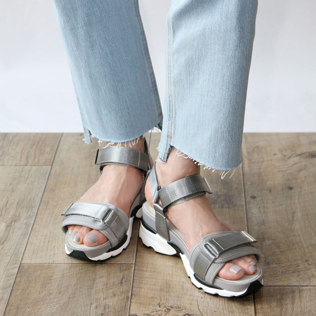 Fin｜ナイロンベルクロスポーツサンダル | Rakuten Fashion(楽天