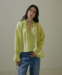 サロン　アダム　エ　ロペ/【WEB限定】ペーパーリネンスキッパーブラウス/24SS/505992070