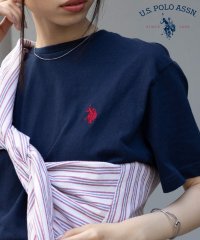 US POLO ASSN/ユーエスポロアッスン U.S. POLO ASSN. ◎SETUP7別注◎ワンポイント ポニー 刺繍 Tシャツ ユニセックス 半袖/505857807