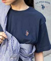 US POLO ASSN/ユーエスポロアッスン U.S. POLO ASSN. ◎SETUP7別注◎ワンポイント ポニー 刺繍 Tシャツ ユニセックス 半袖/505857807