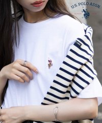 US POLO ASSN/ユーエスポロアッスン U.S. POLO ASSN. ◎SETUP7別注◎ワンポイント ポニー 刺繍 Tシャツ ユニセックス 半袖/505857807