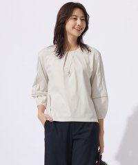 J.PRESS LADIES（LARGE SIZE）/【洗える】プレーティングジャージー フロントタック カットソー/505928399