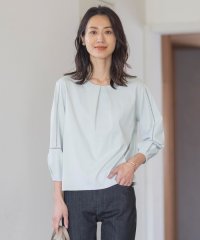 J.PRESS LADIES（LARGE SIZE）/【洗える】プレーティングジャージー フロントタック カットソー/505928399