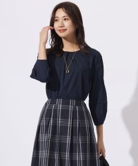 J.PRESS LADIES（LARGE SIZE）/【洗える】プレーティングジャージー フロントタック カットソー/505928399