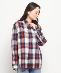 EDWIN/#SO FLANNEL CHECK    SHIRTS ORANGE NVY/505943482