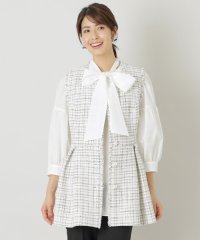 TO BE CHIC/モノトーンコットンツイード ジレ/505971305